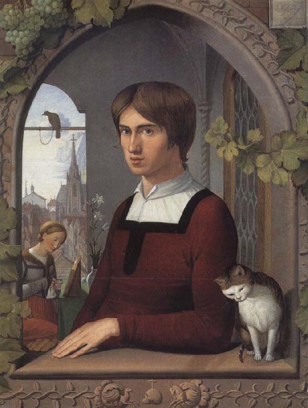 Friedrich overbeck Portrait of the Painter Franz Pforr oil painting image